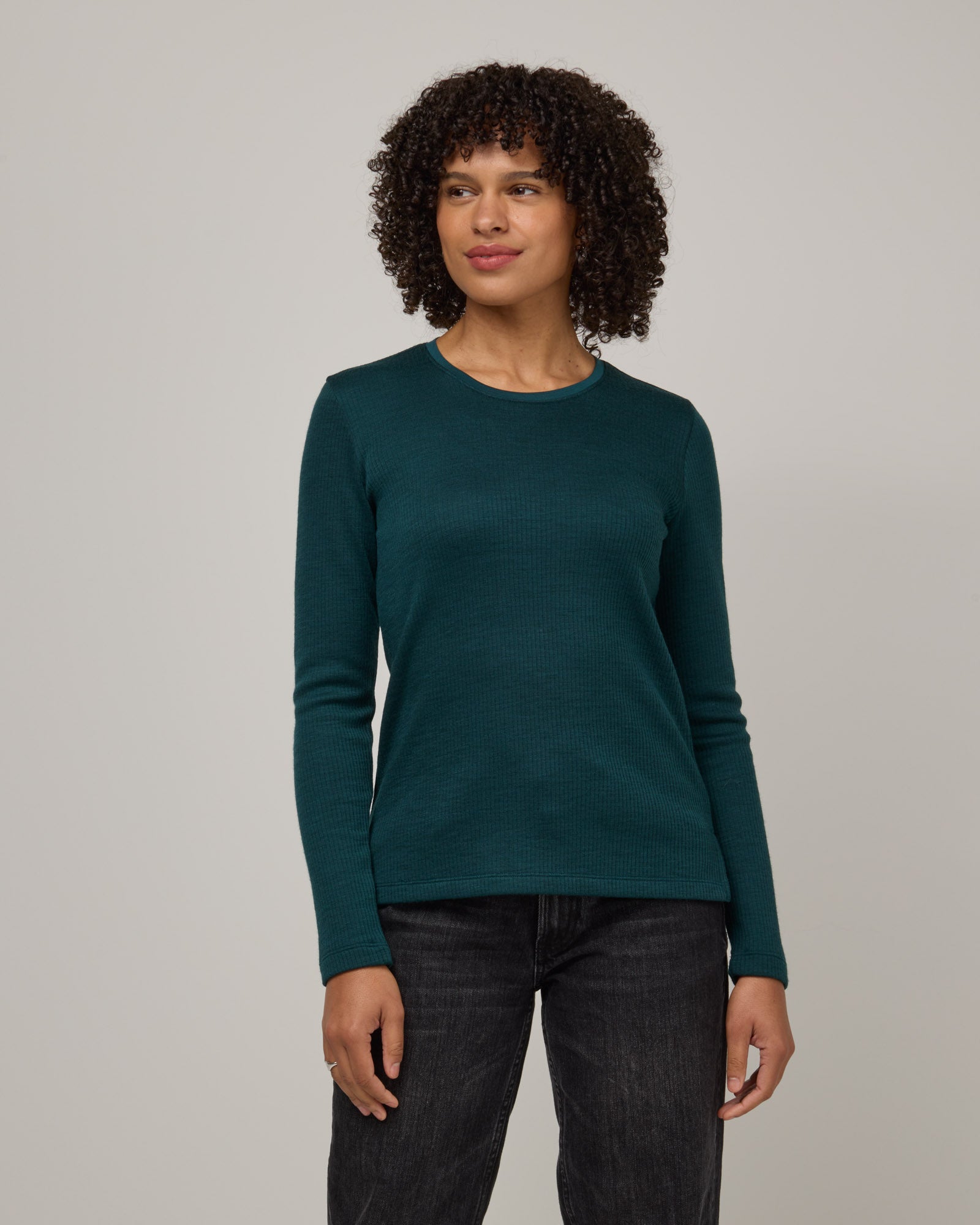 Rayne Double Knit Ribbed Top