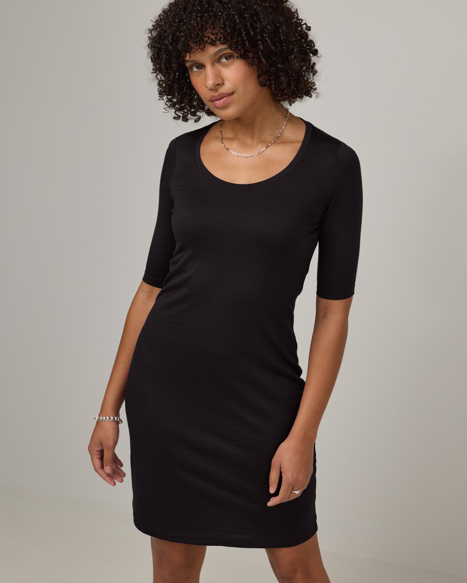 Chloe Merino Wool Fitted Dress