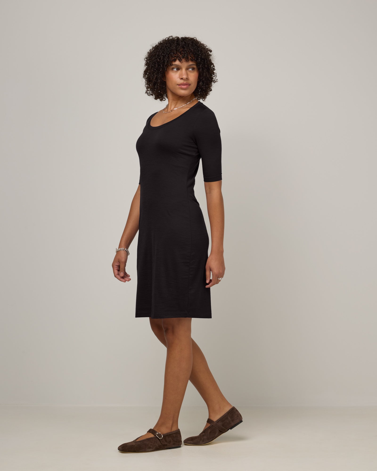 新品未着用MARNO Chloe knit tops black Chloe Merino Wool Fitted Dress - Black – Chloe Fitted Dress