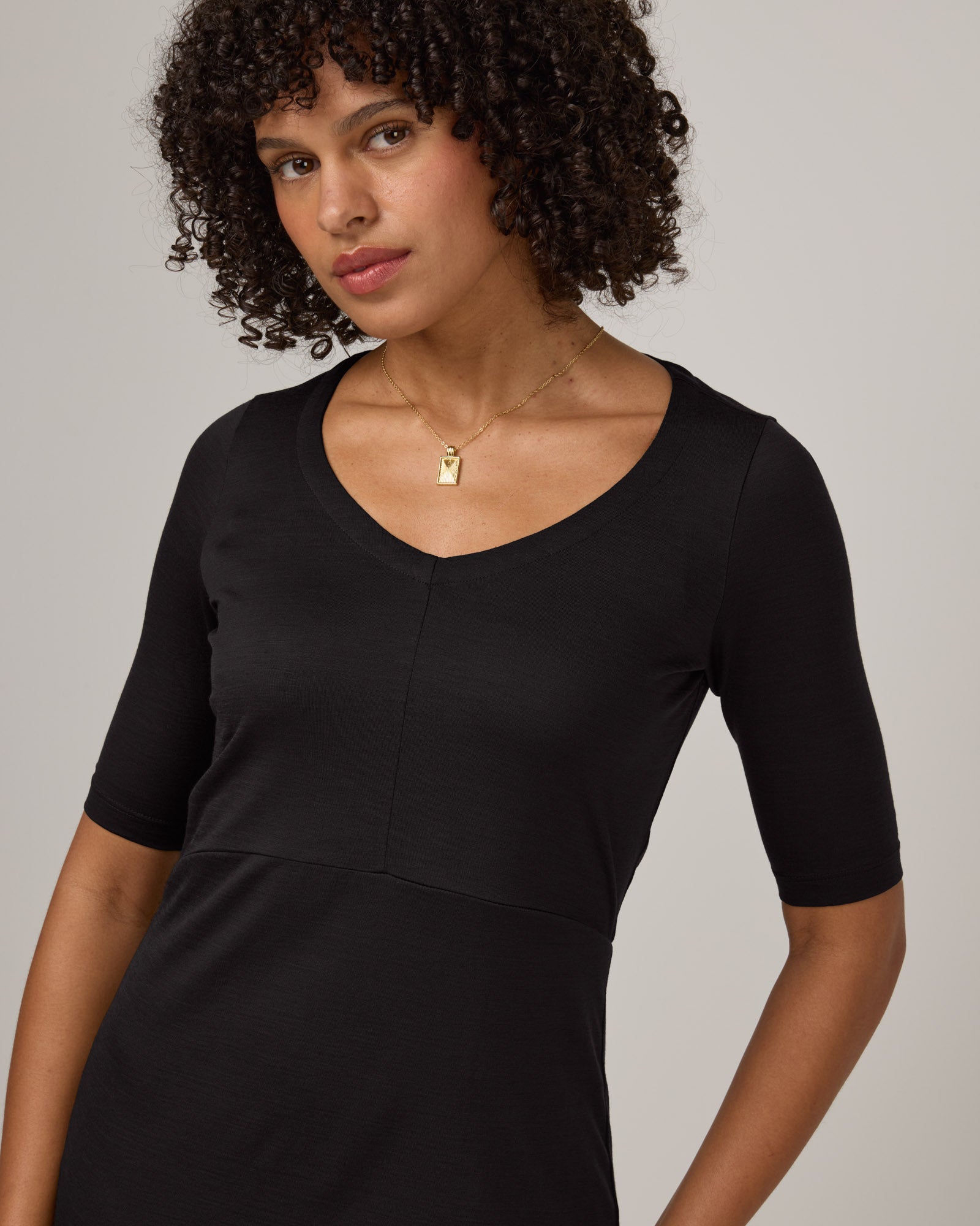 London Fitted Midi Dress