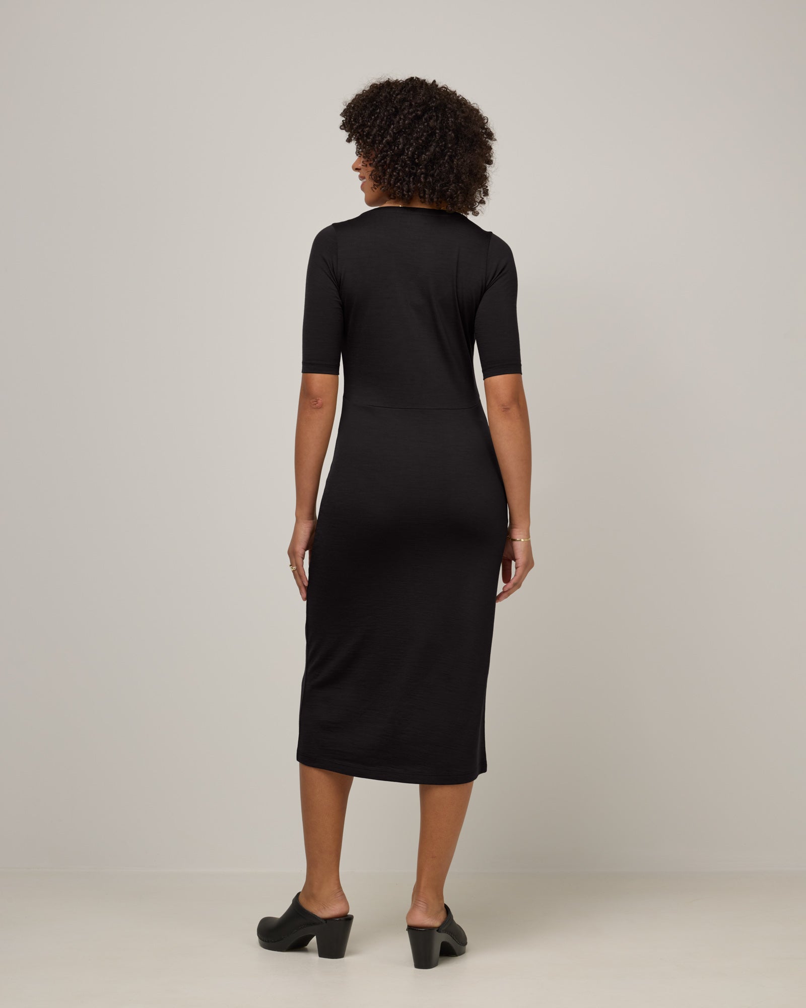 London Fitted Midi Dress
