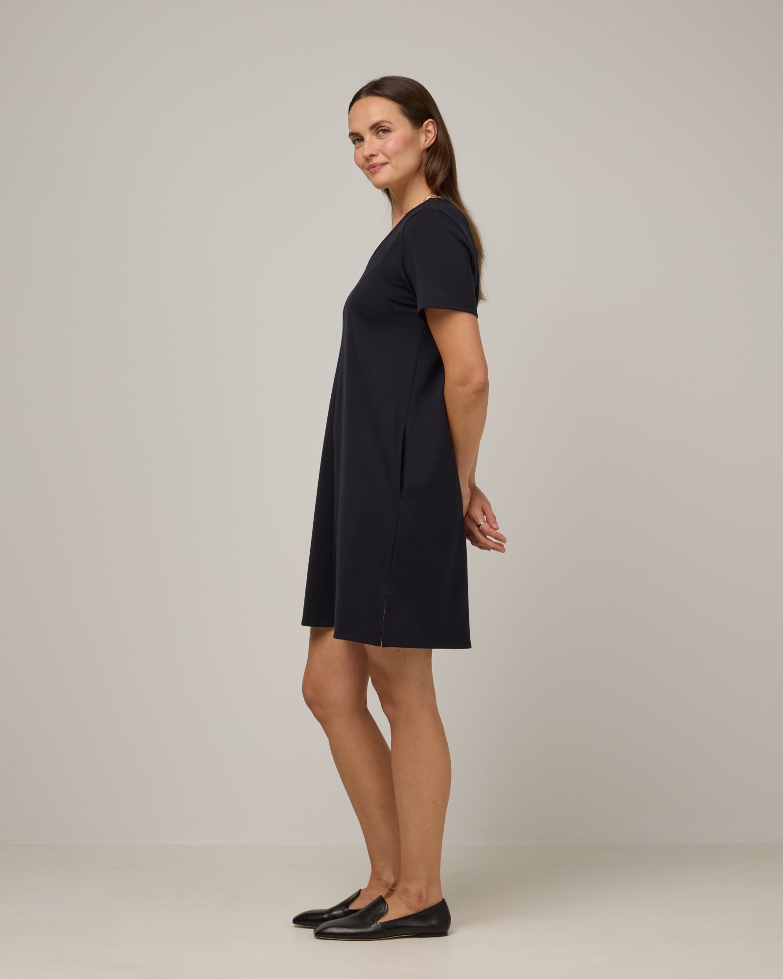 model-spec:Nicole is 173cm, wearing a size S