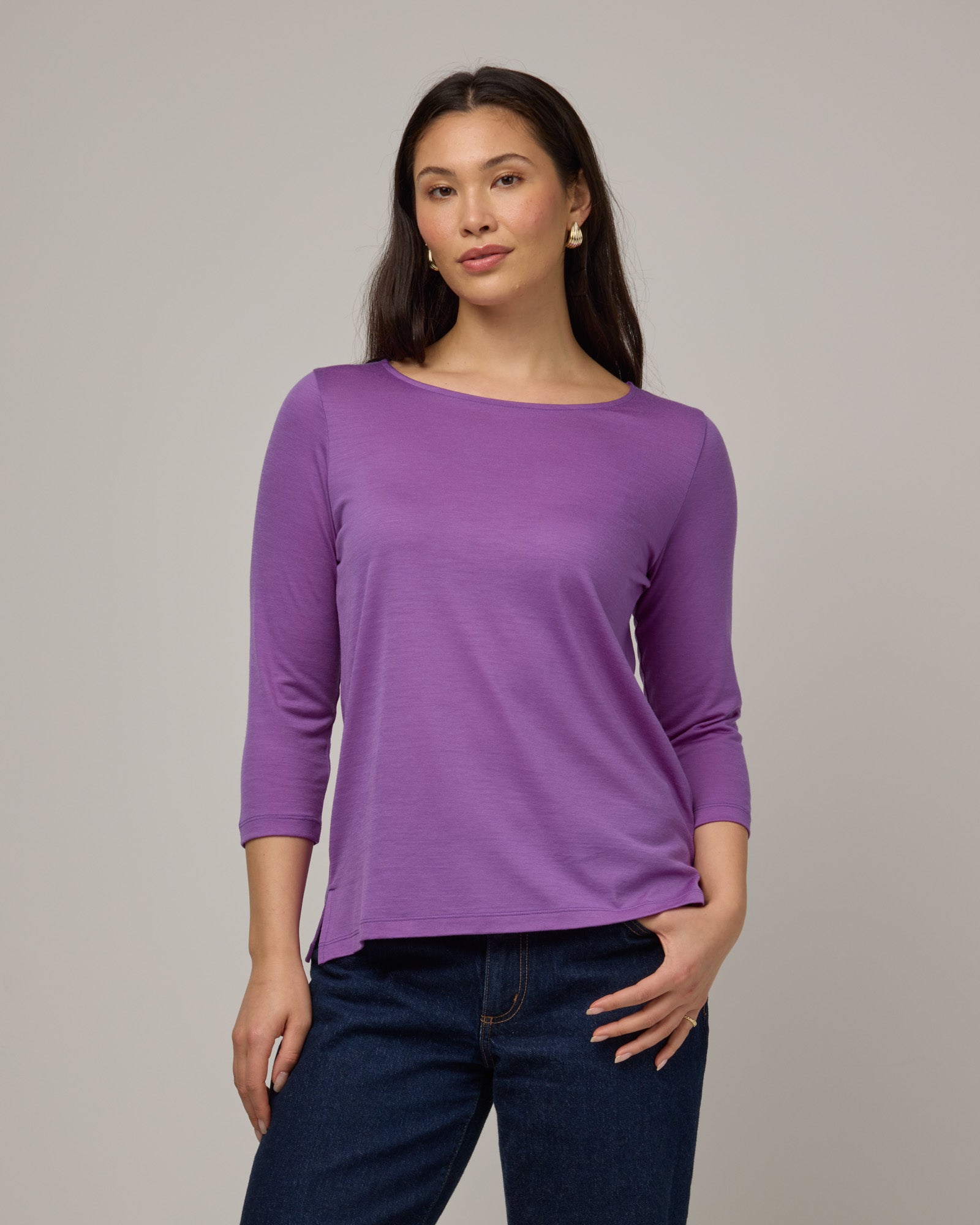 Colette Quarter-Sleeve Top