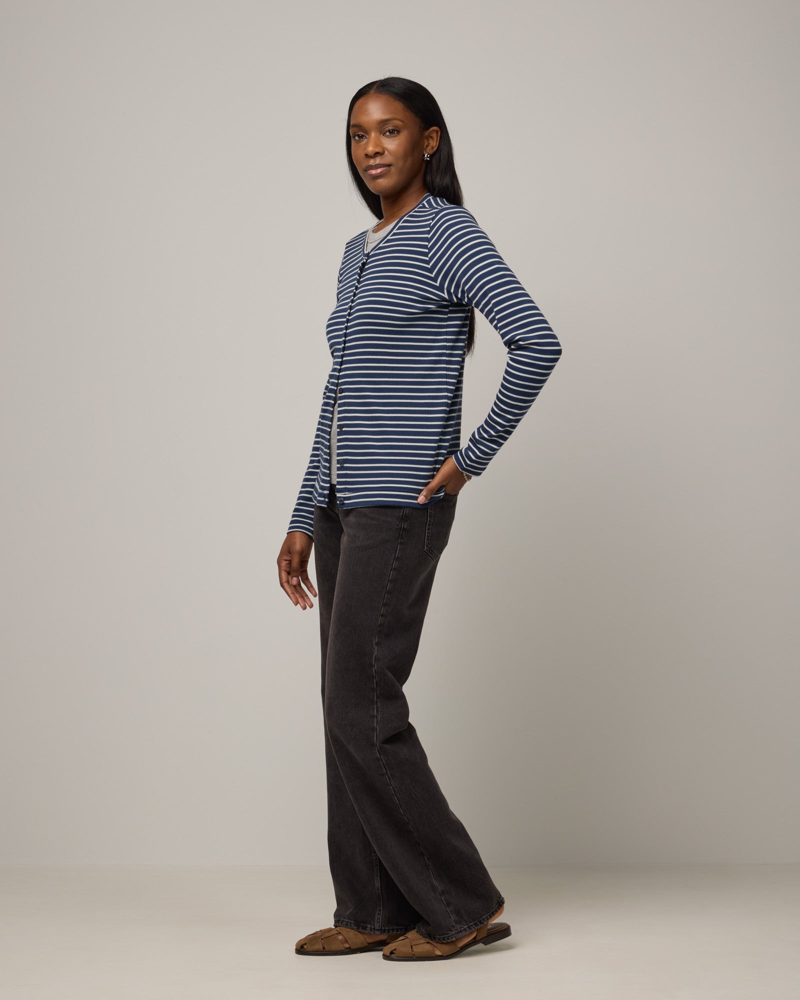 Celeste Ribbed Cardigan