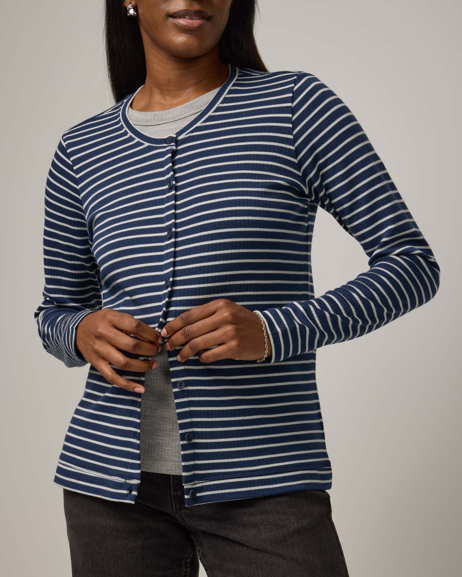 Celeste Ribbed Cardigan