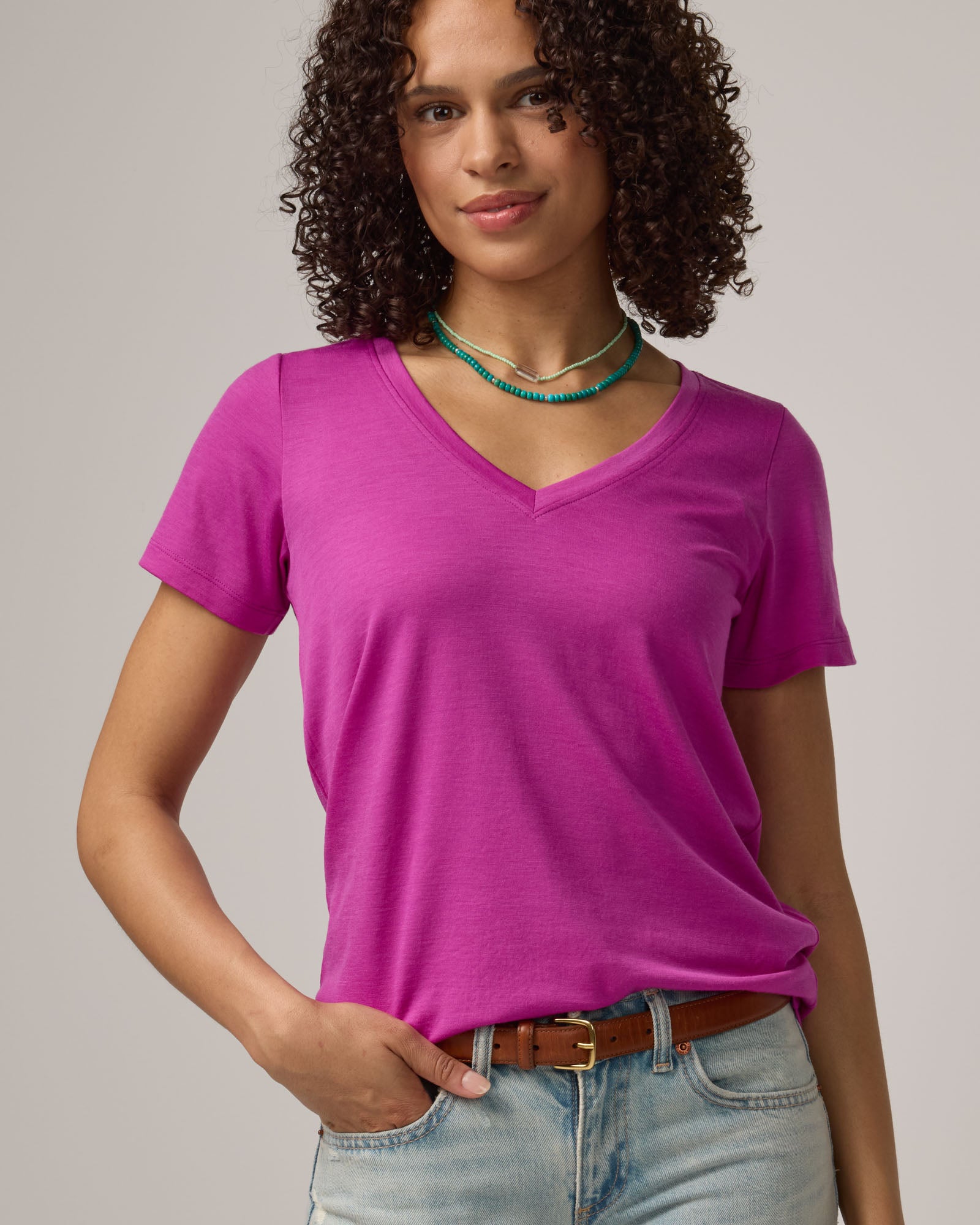 Morgan V-Neck Tee