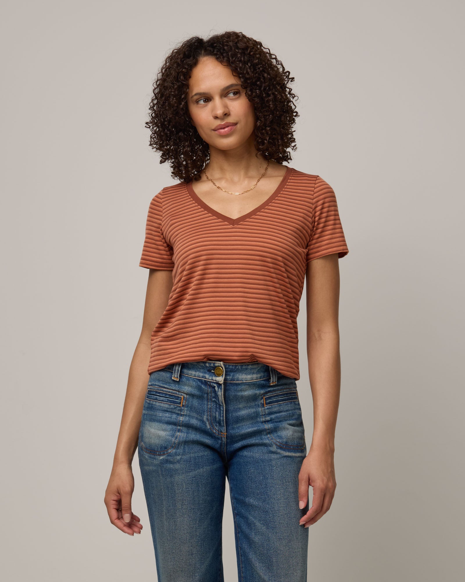Morgan V-Neck Tee