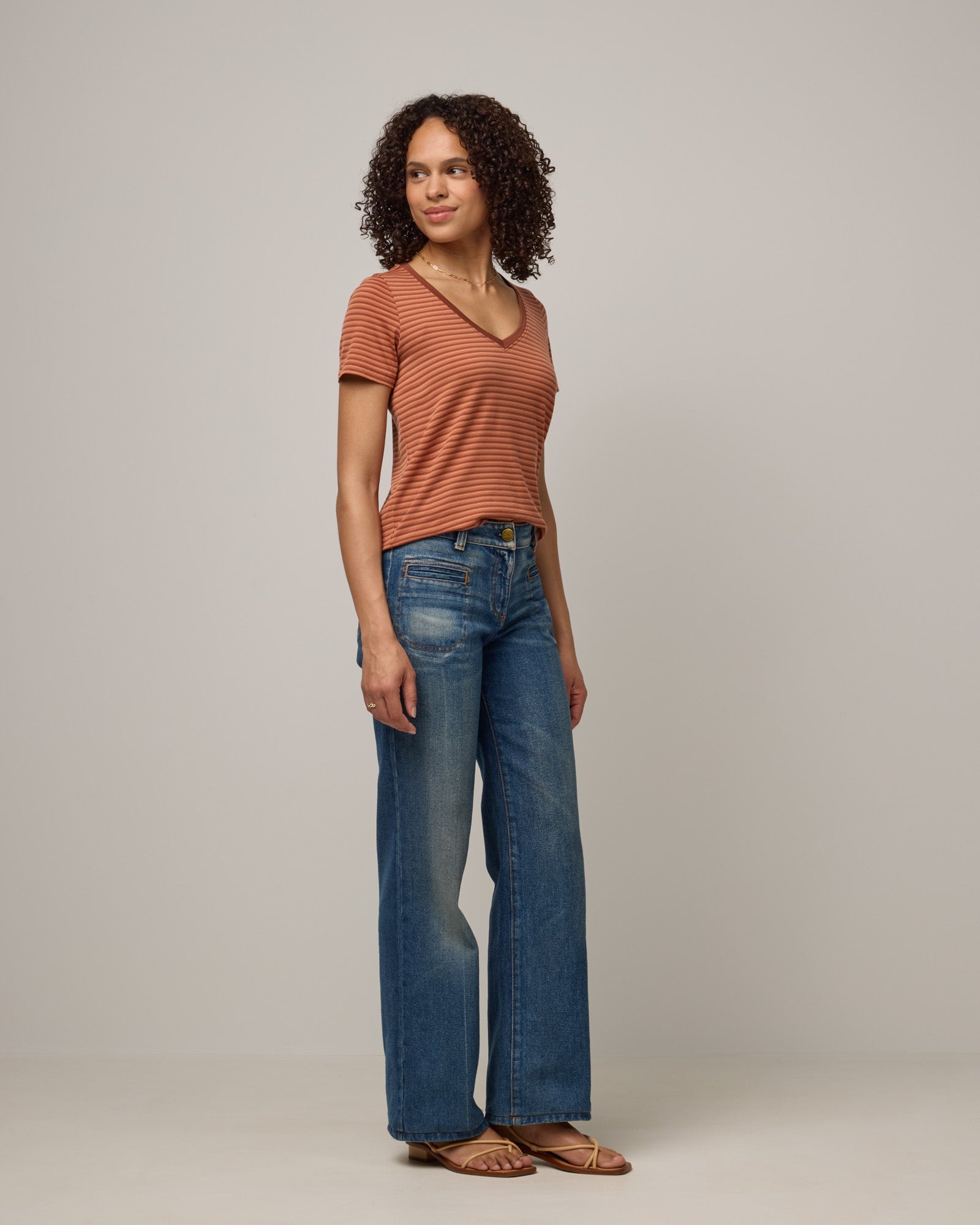 Morgan V-Neck Tee