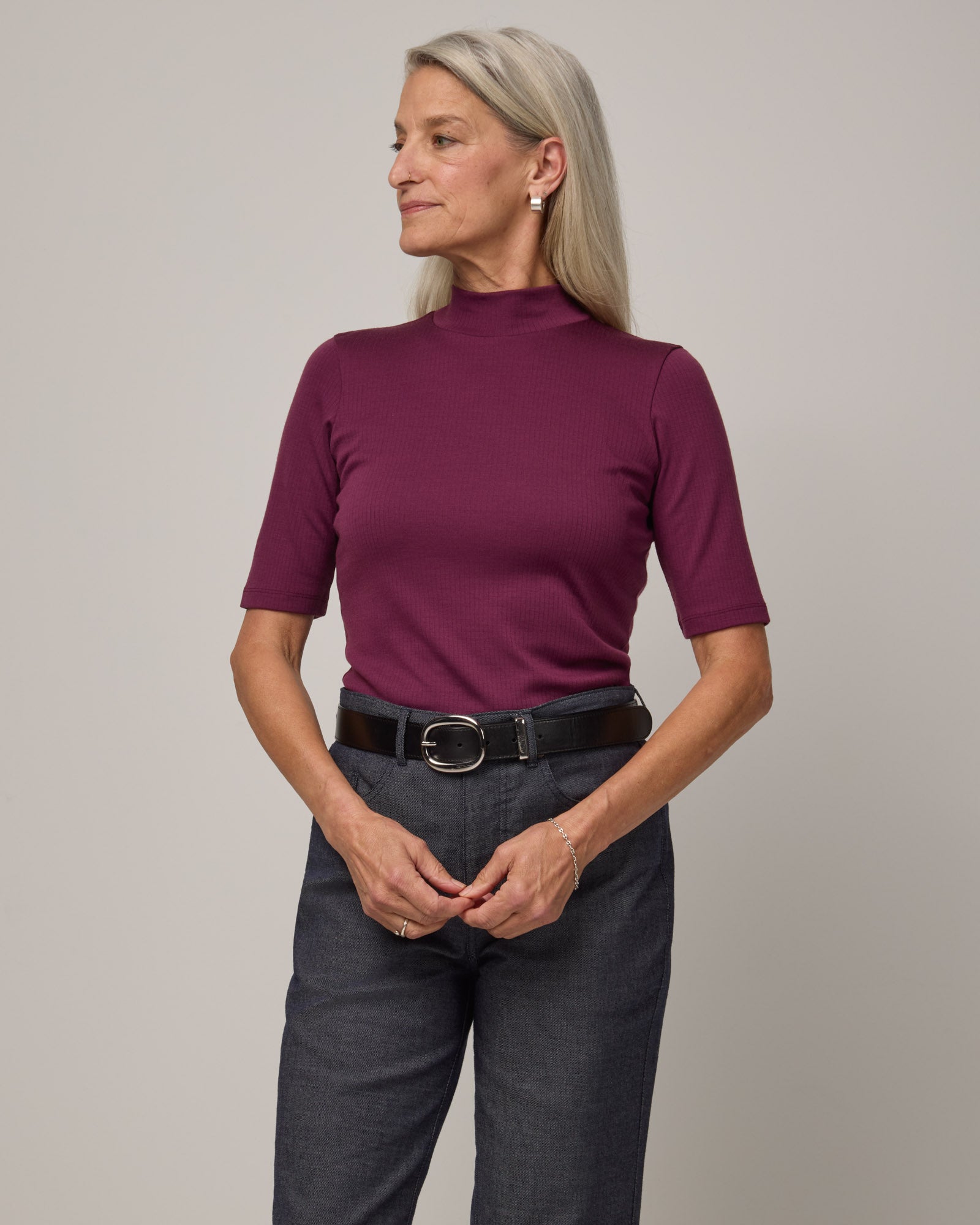 model-spec:Catherine is is 173cm, wearing a size S