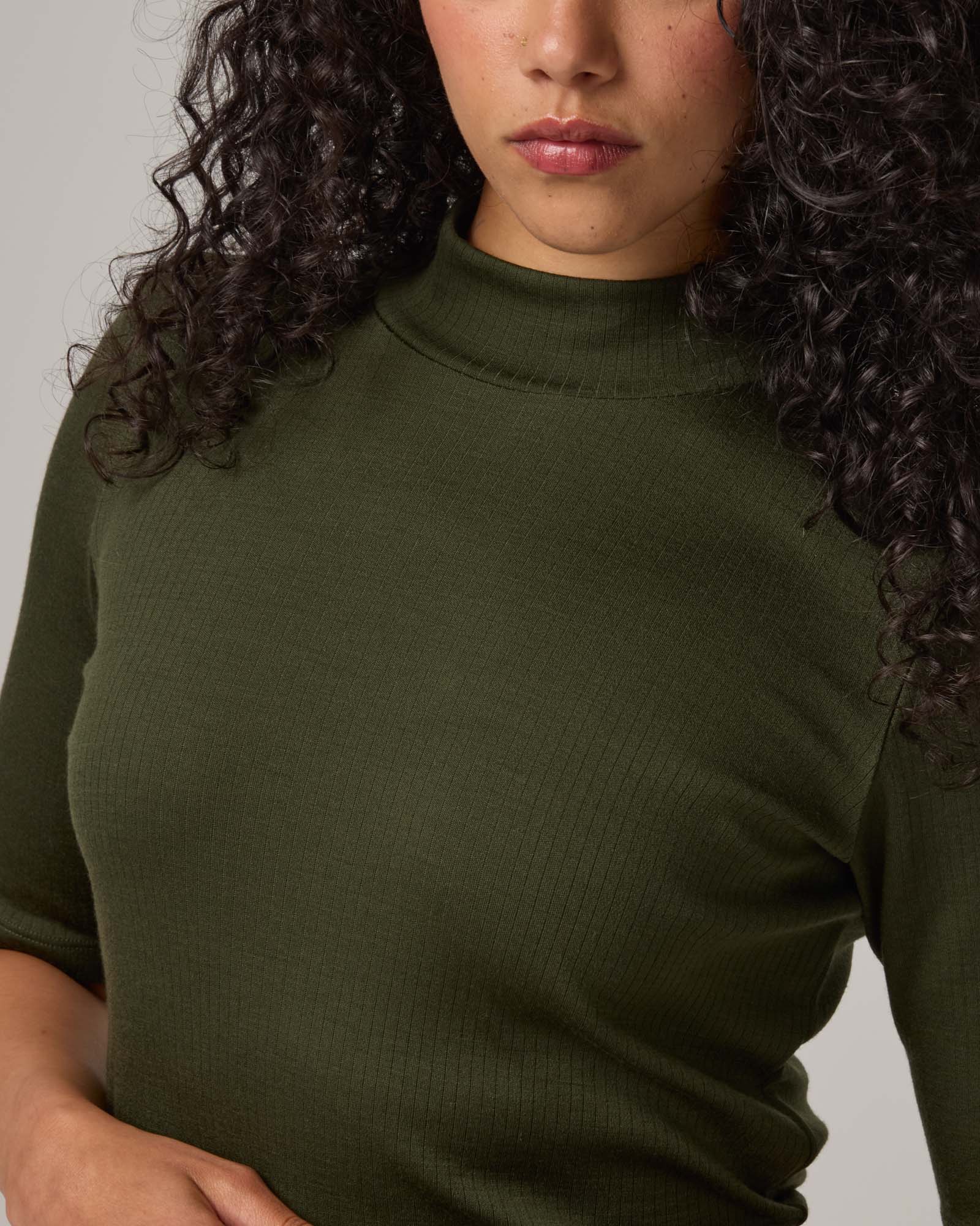 Krystal Mock Neck Top