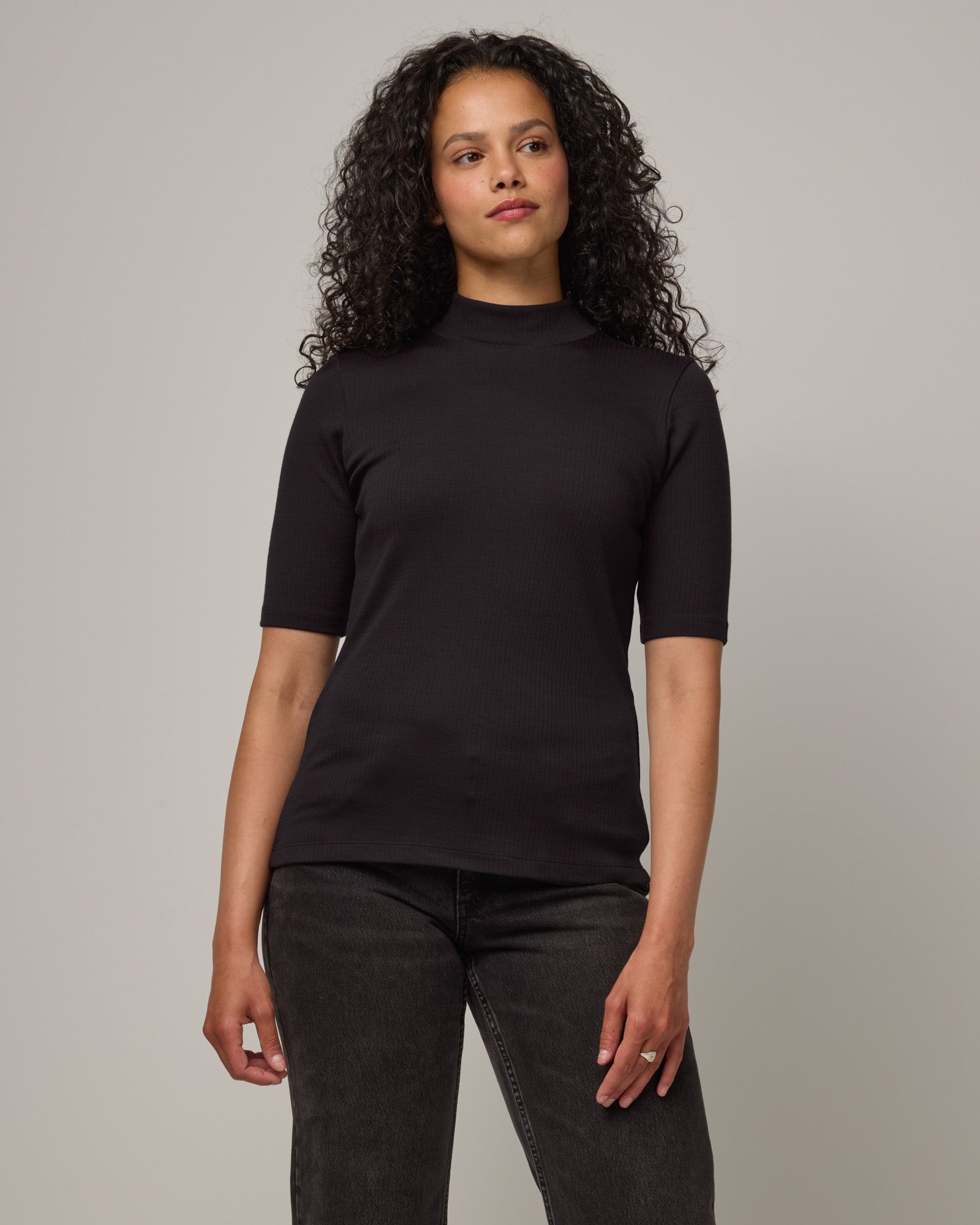 Krystal Mock Neck Top