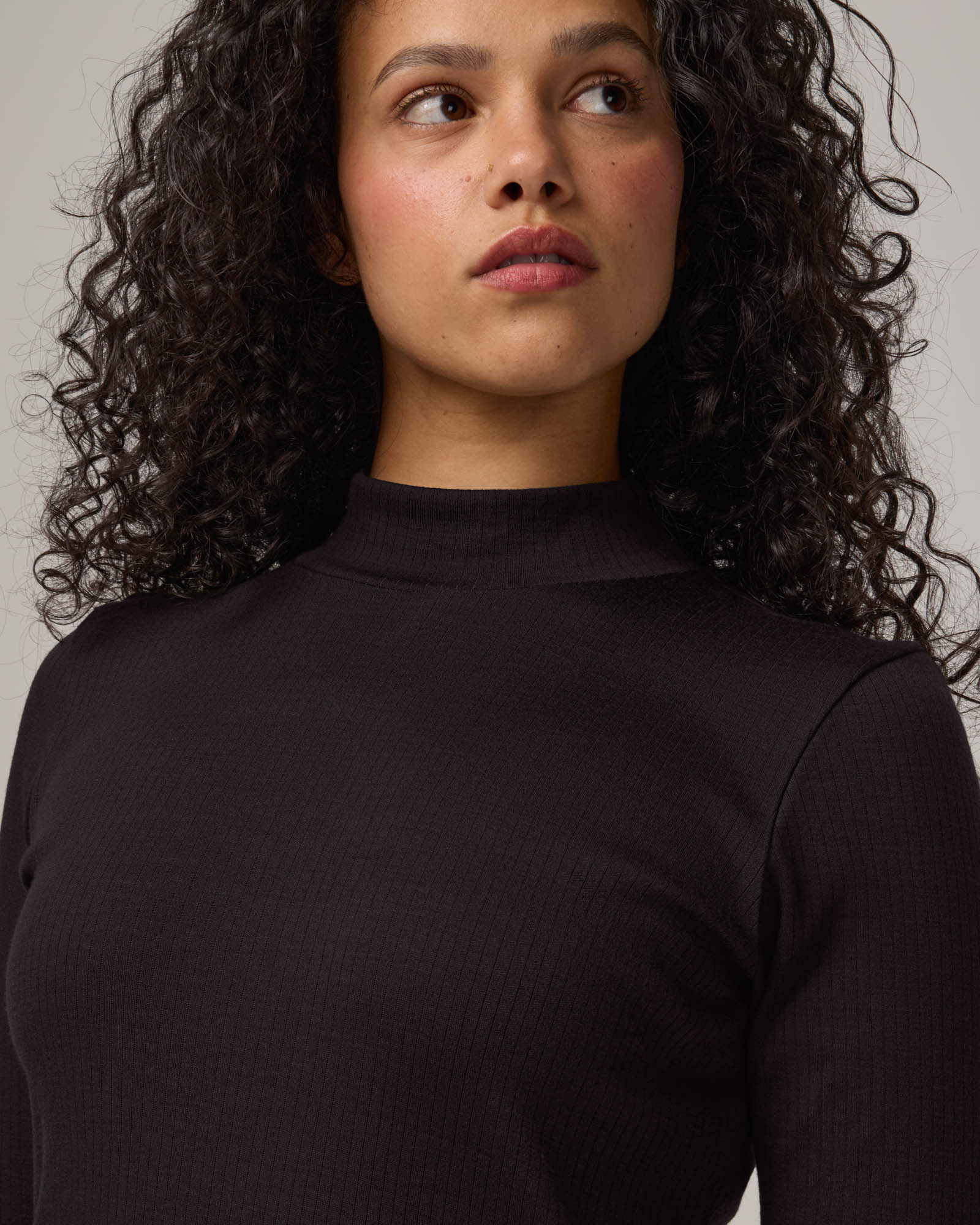 Krystal Mock Neck Top