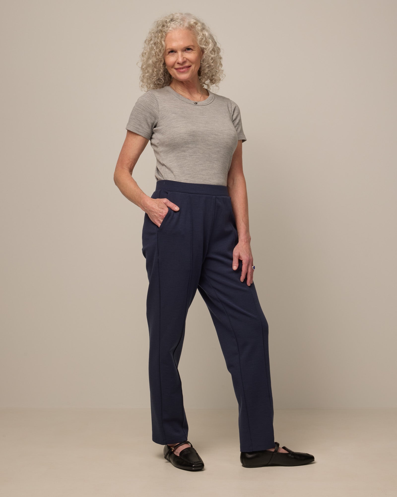 Rosso Straight Ponte Trouser