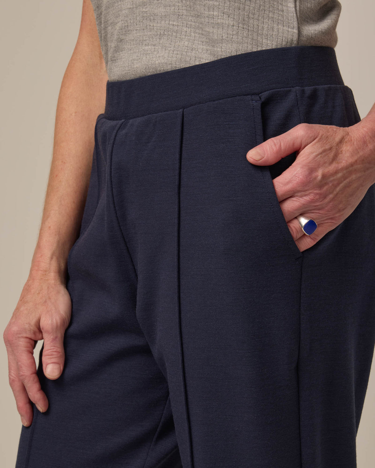 Rosso Straight Ponte Trouser