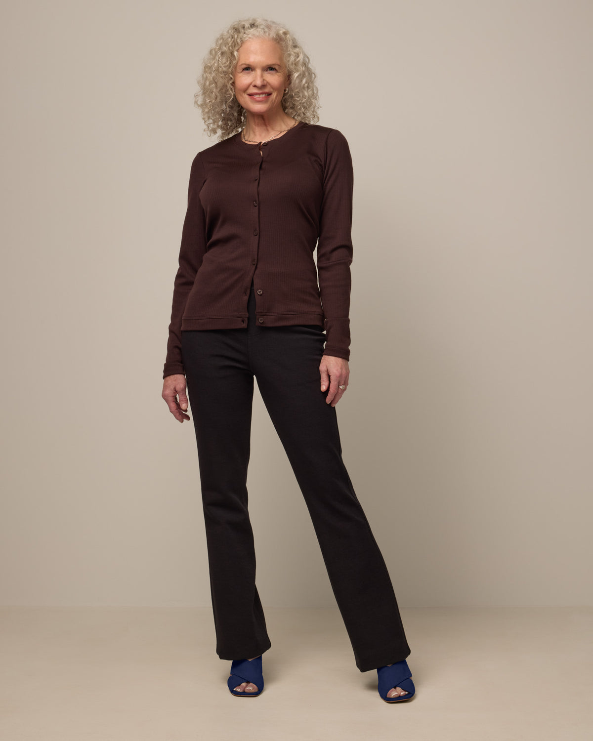Foster Kick Flare Ponte Trouser