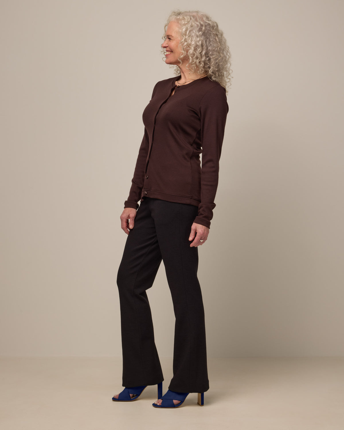 Foster Kick Flare Ponte Trouser