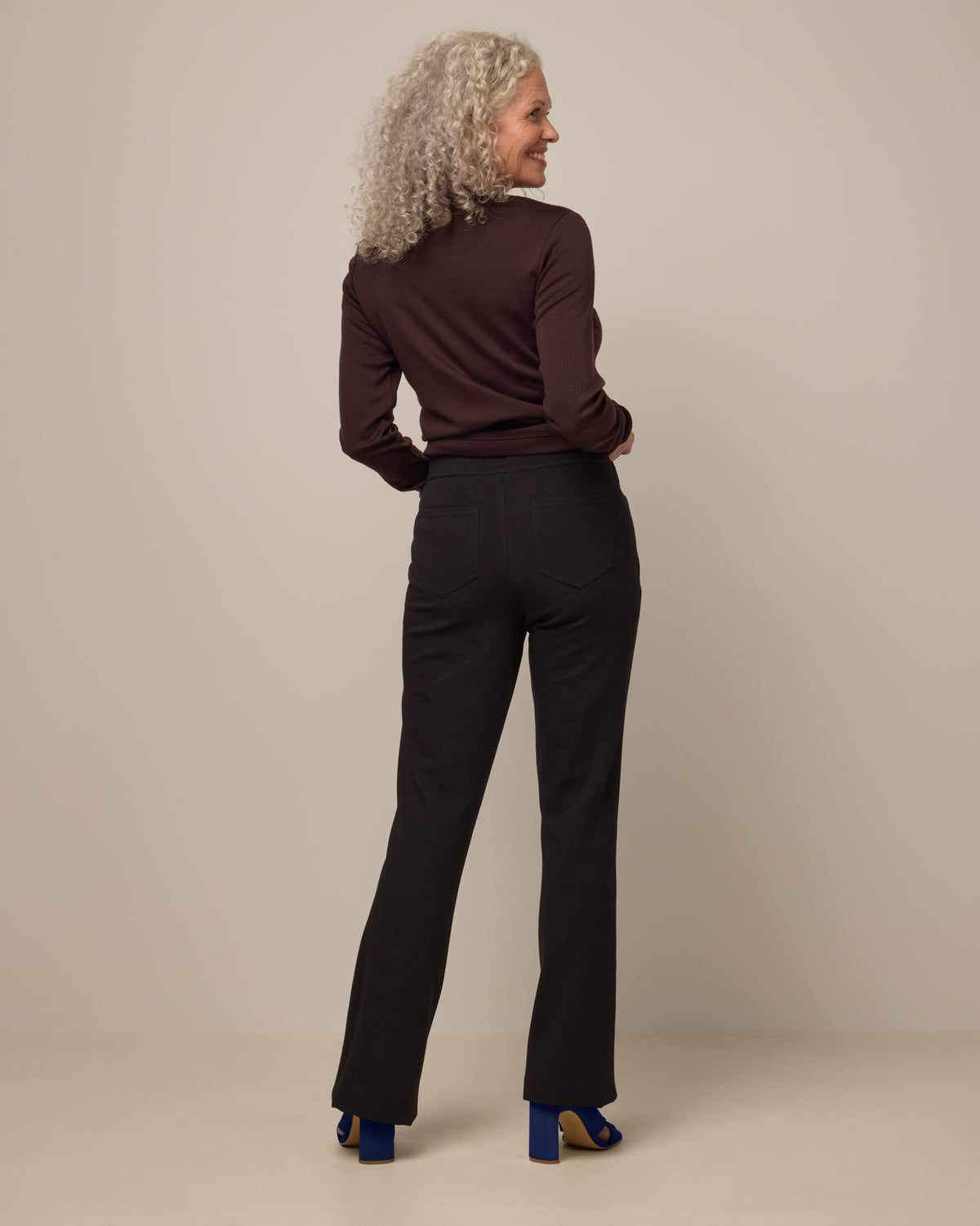 Foster Kick Flare Ponte Trouser