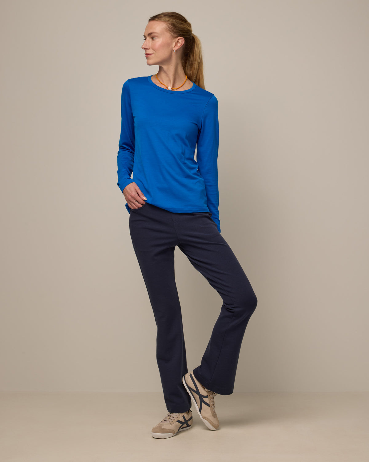 Foster Kick Flare Ponte Trouser