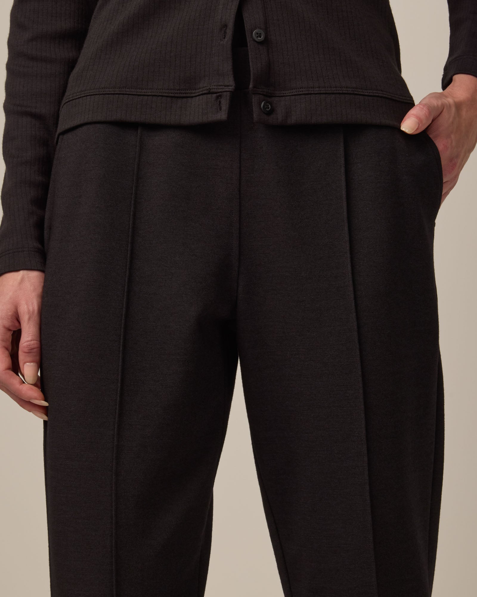 Rosso Straight Ponte Trouser