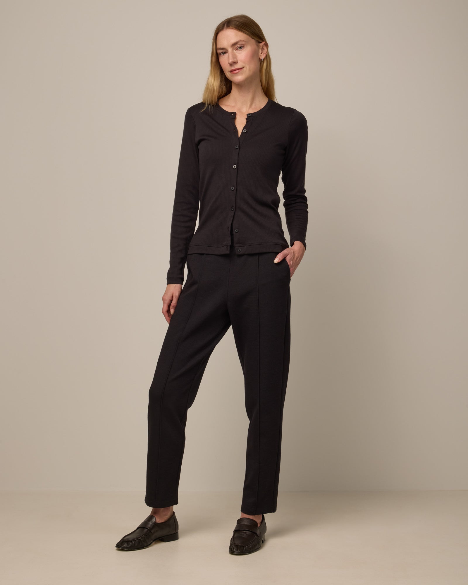 Rosso Straight Ponte Trouser