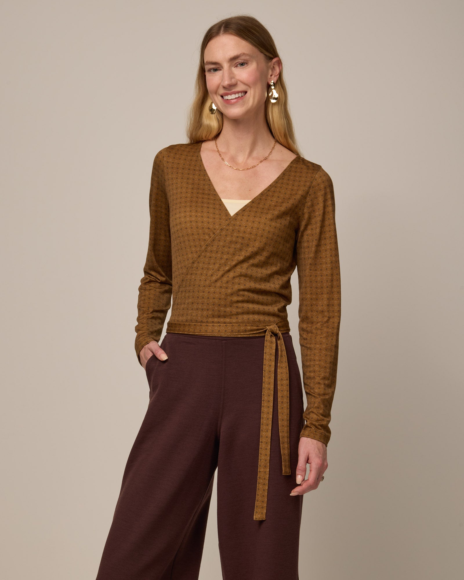 Natalia Wrap Top