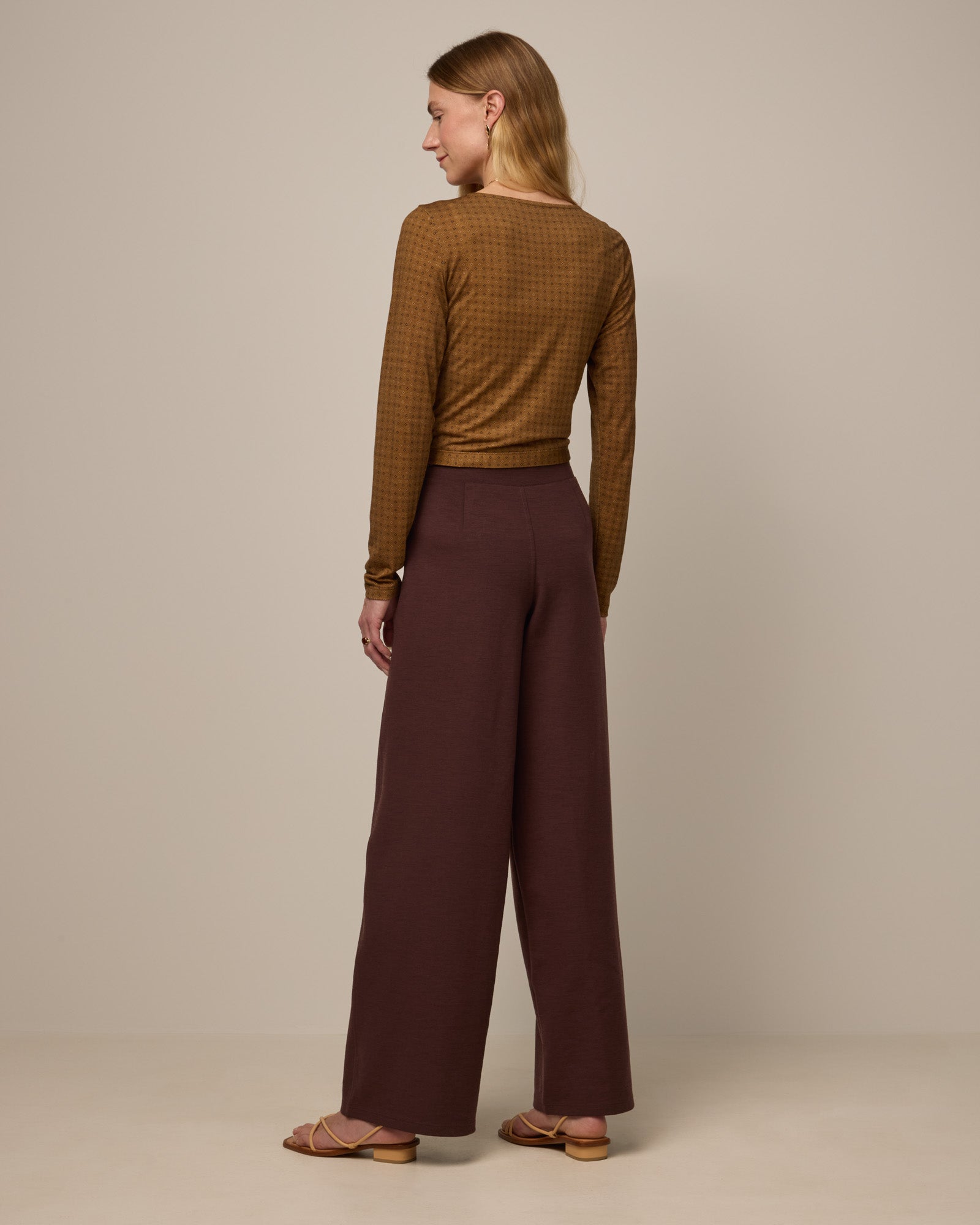Lane Wide Leg Ponte Trouser