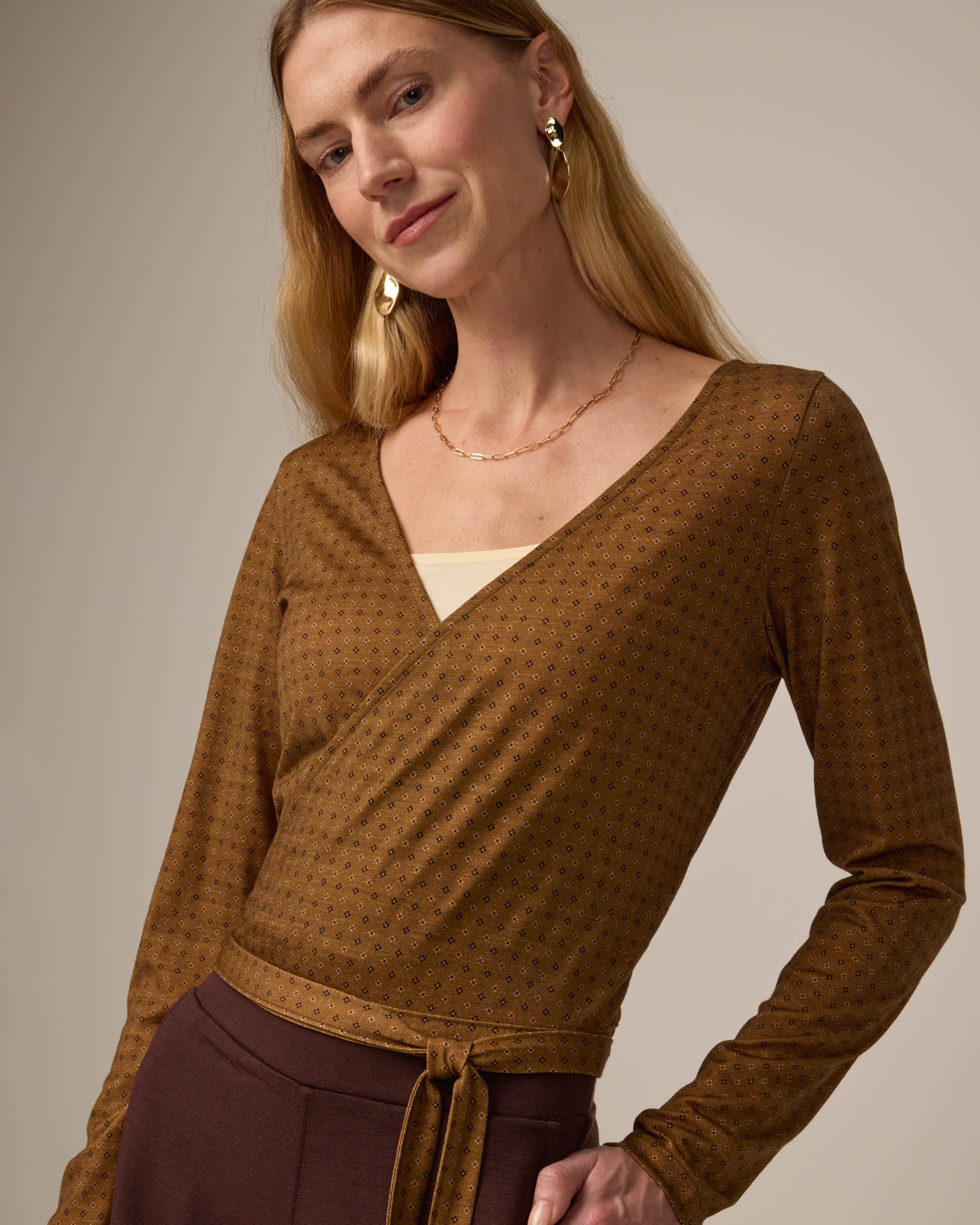 Natalia Wrap Top