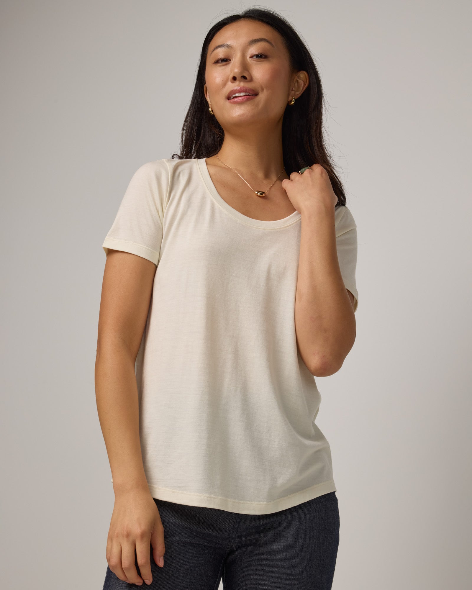 Stella Signature Scoop Neck Tee