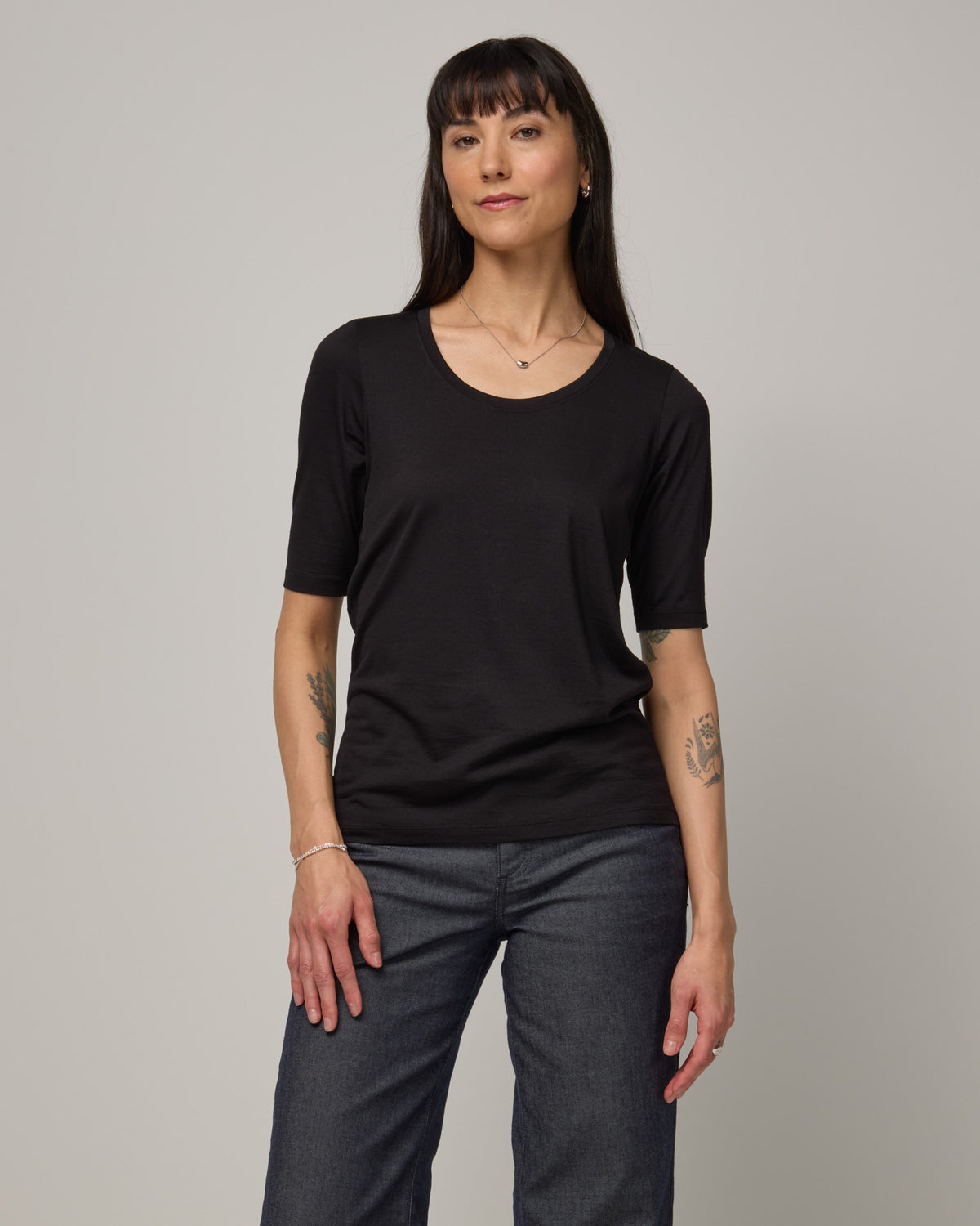 Celine Signature Elbow Sleeve Tee