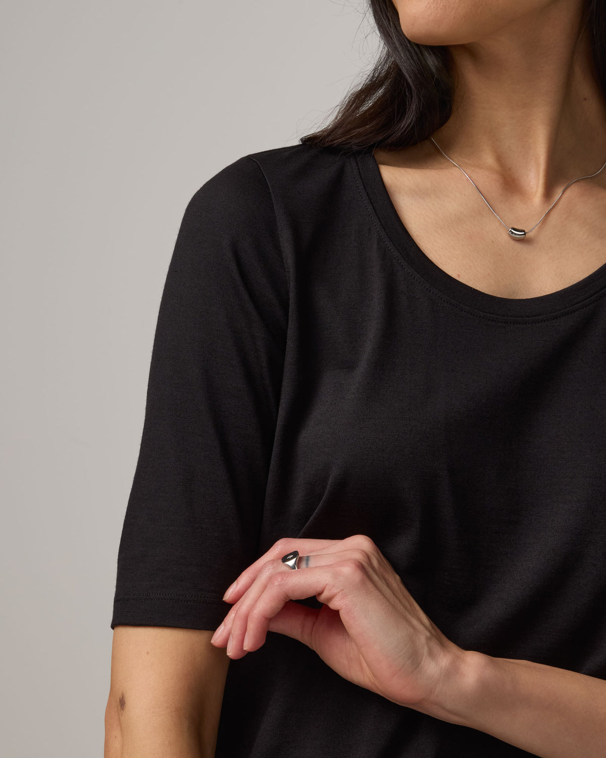 Celine Signature Elbow Sleeve Tee