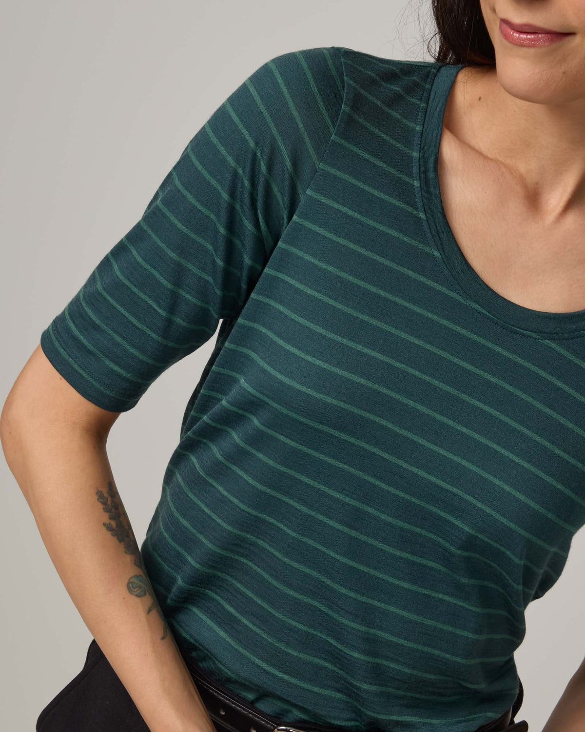 Celine Signature Elbow Sleeve Tee