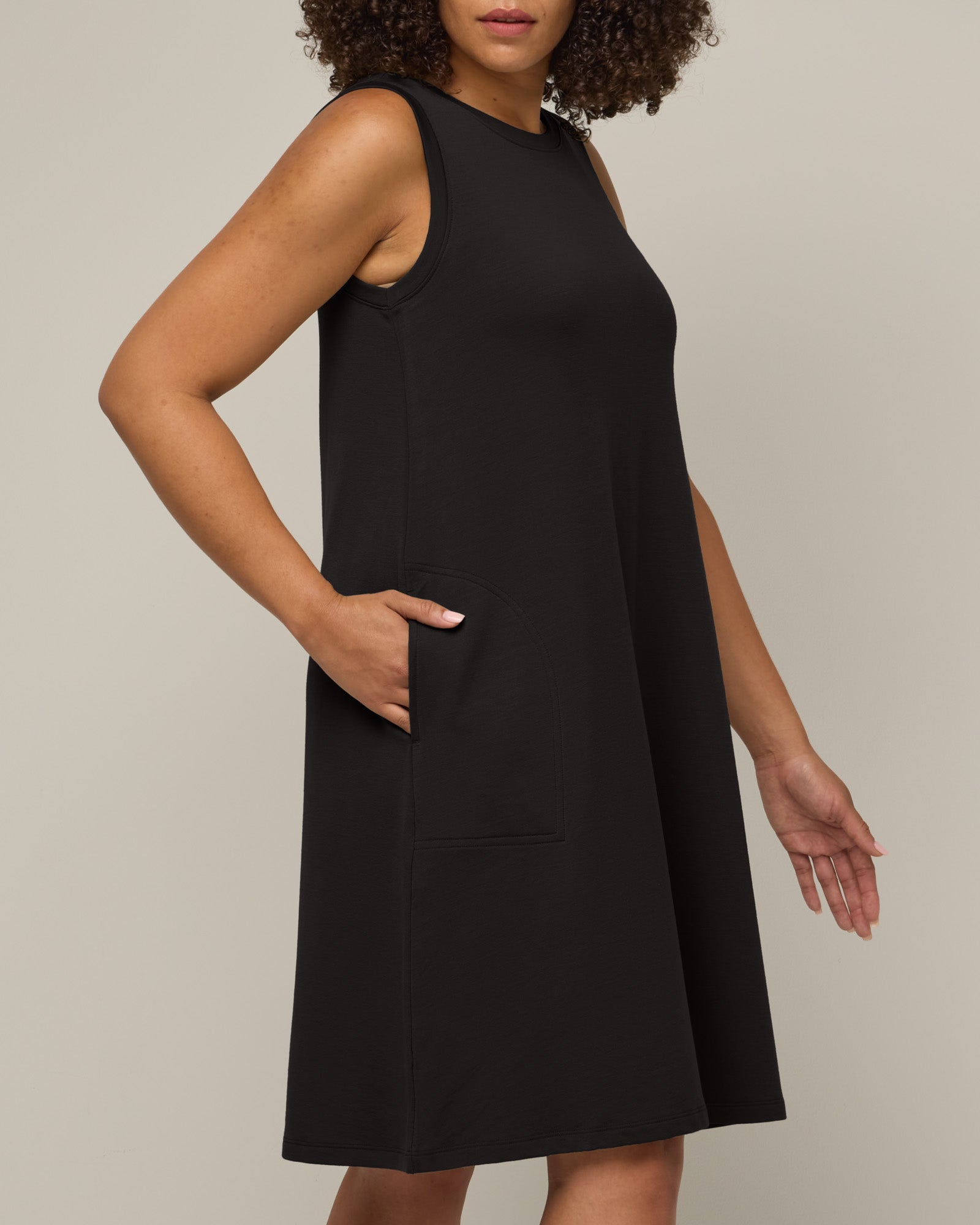 Black long tank dress new arrivals