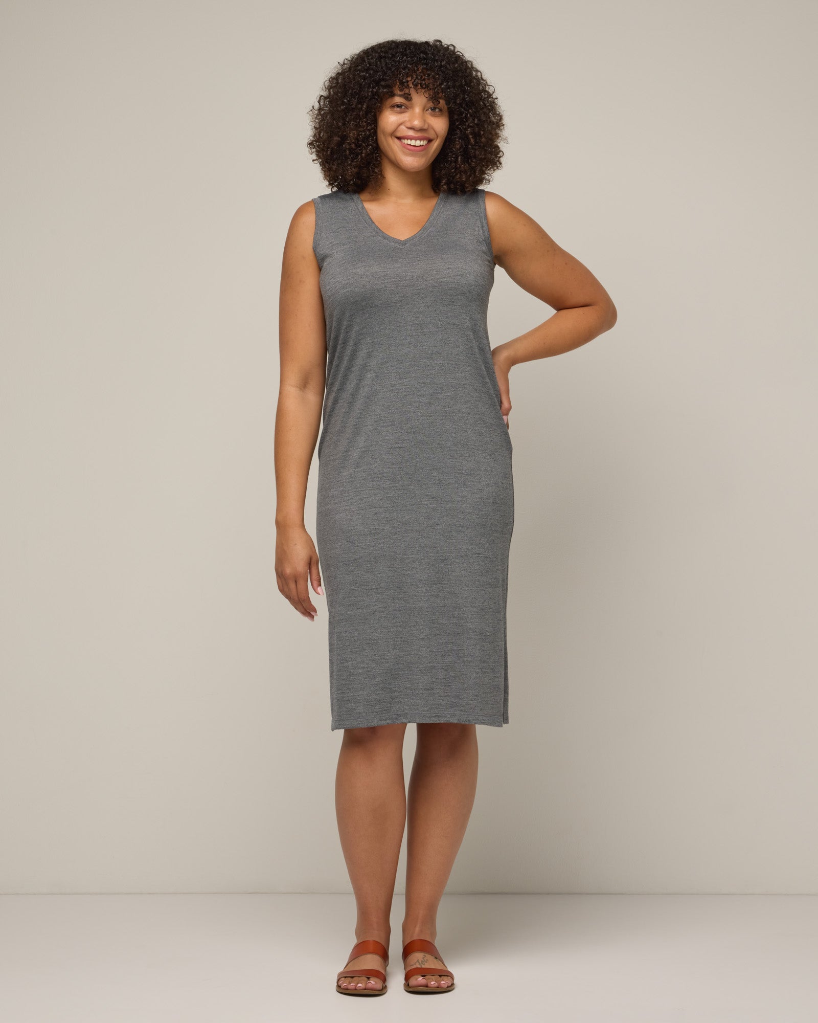 Formal Tank Shift Dress Styling