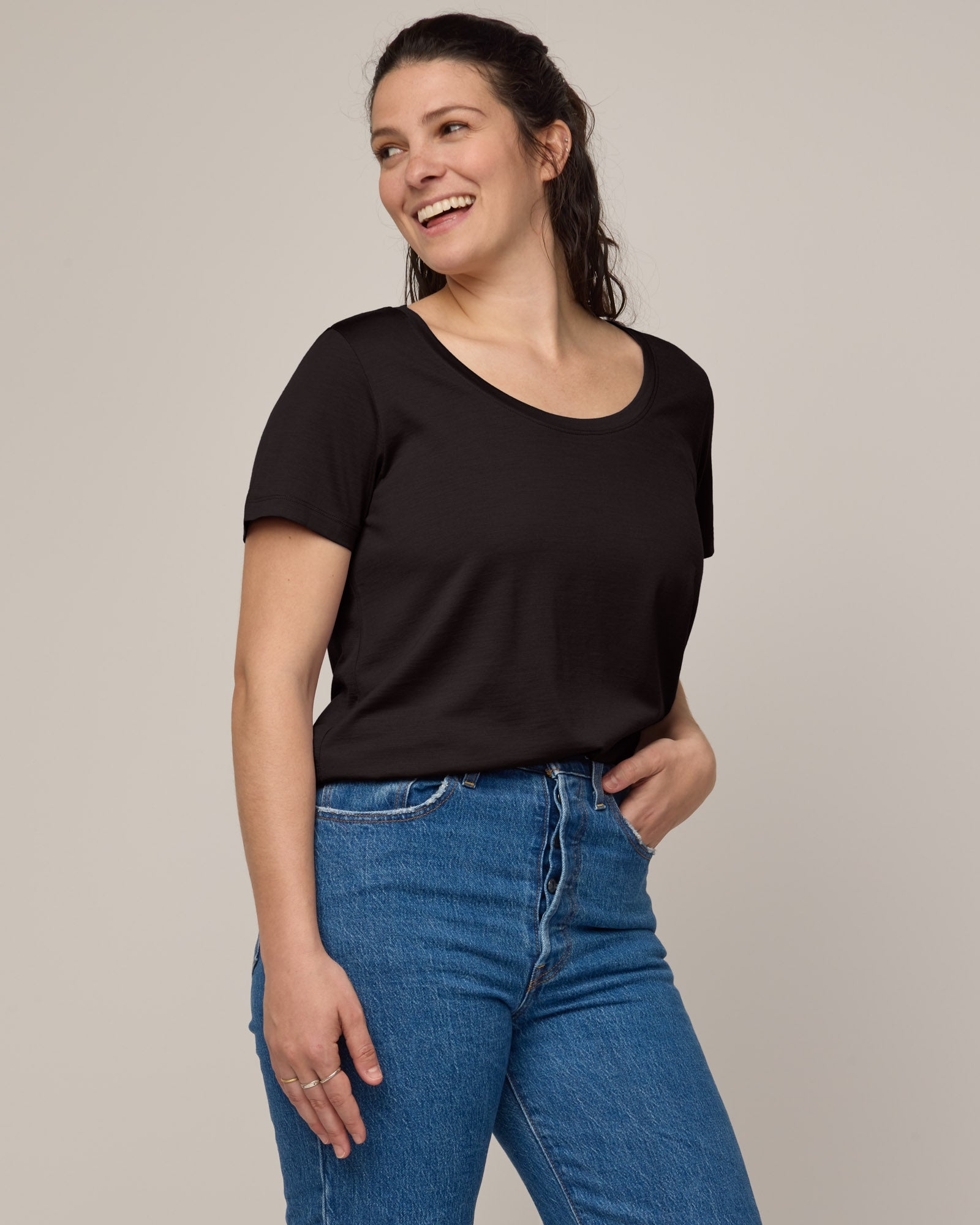 Stella Signature Scoop Neck Tee